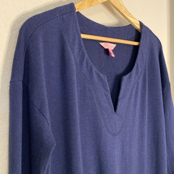 Lilly Pulitzer Navy Blue Tunic Dress - Medium - Picture 4 of 8